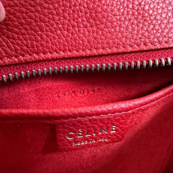 Celine Nano Luggage Tote — Pop Red - Picture 9 of 9